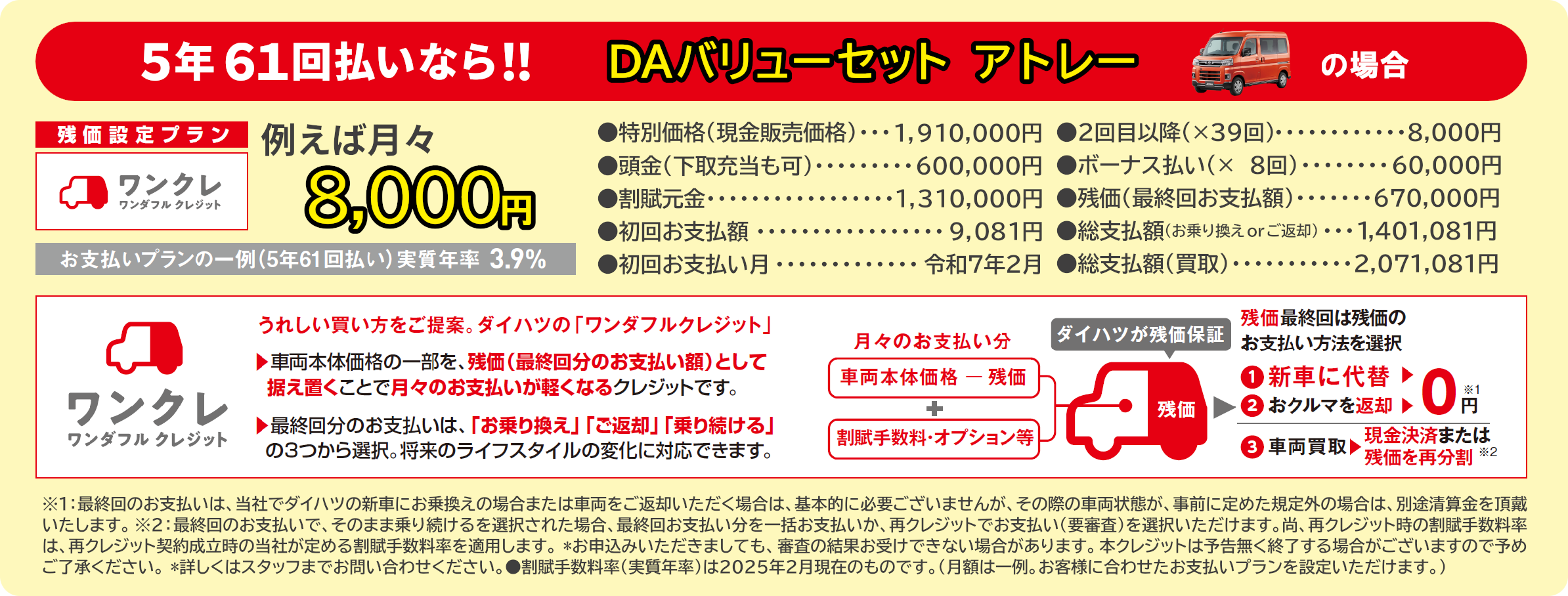 アトレーワンクレ