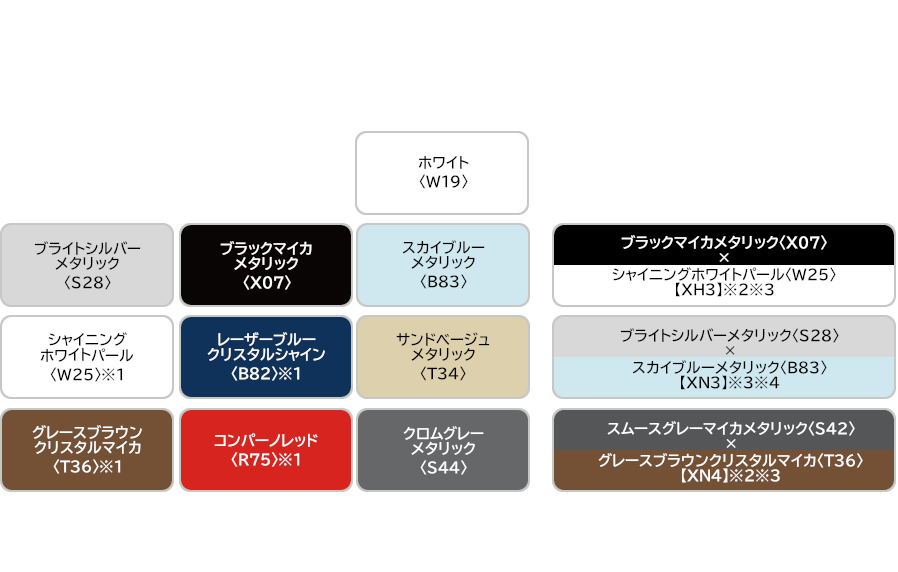 カラーバリエーション